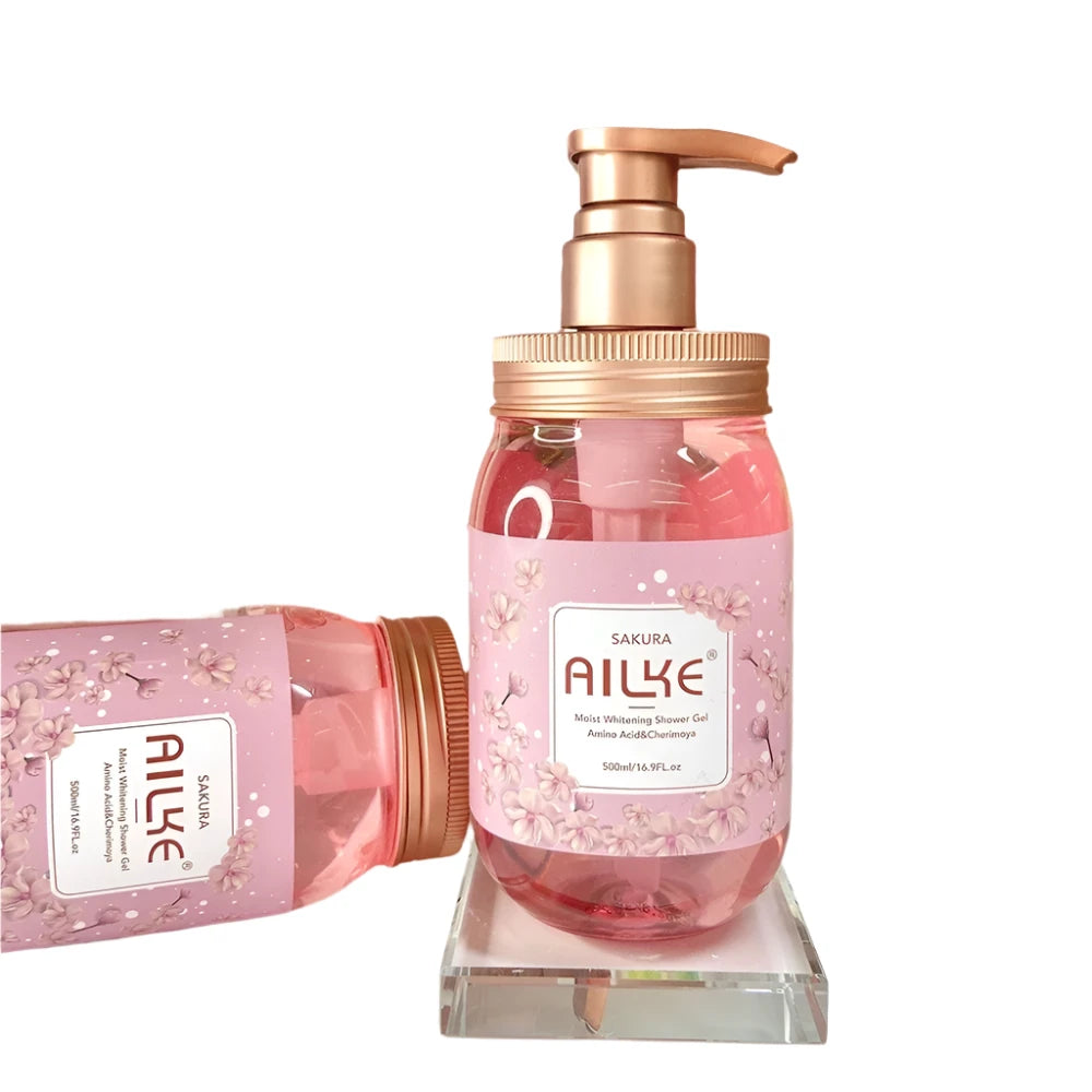 AILKE  Whitening Scrub flowers Exfoliating Shower gel