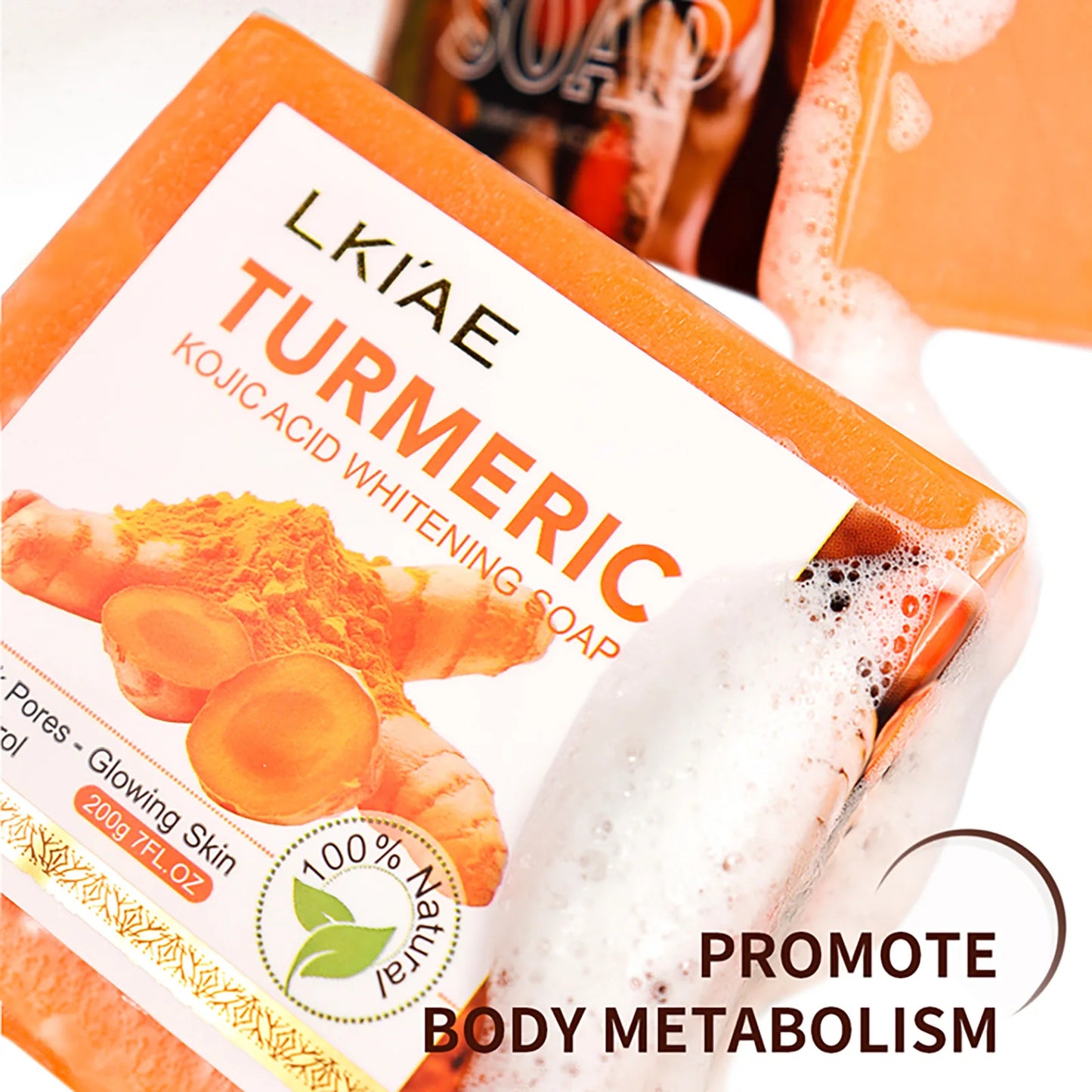 Natural Turmeric Whitening Body Wash Soap